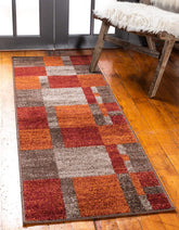 Unique Loom Autumn Collection Area Rug - Providence (2' x 6' 1" Runner, Multi/ Beige) image 0